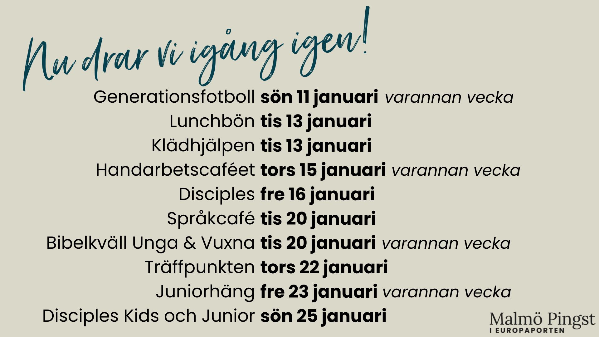 Nu drar vi igång igen V26